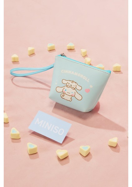 Sanrio Lisanslı Beşgen Mini Bozuk Para Çantası - Cinnamoroll