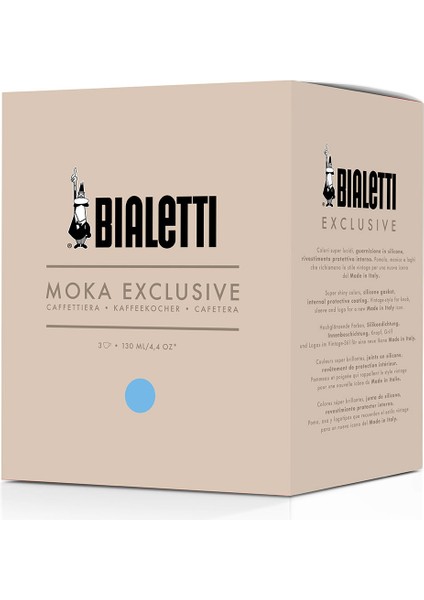 Moka Express Excl. Mavi 3 Cup