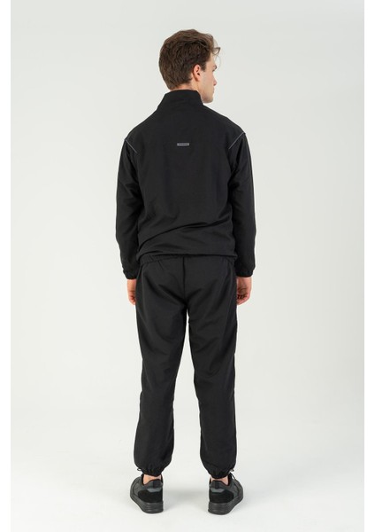Comfort Erkek Dik Yaka Lastik Paça Reglan Kol Siyah Eşofman Takımı 22732 fiyatları