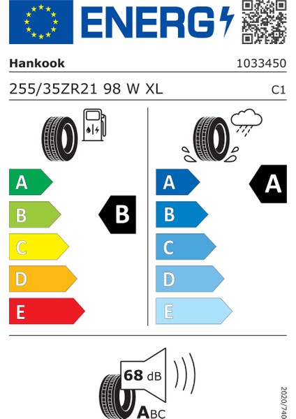 255/35R21 98W Xl Ion Evo Suv IK01A Suv Yaz Lastiği (Üretim Yılı : 2024)