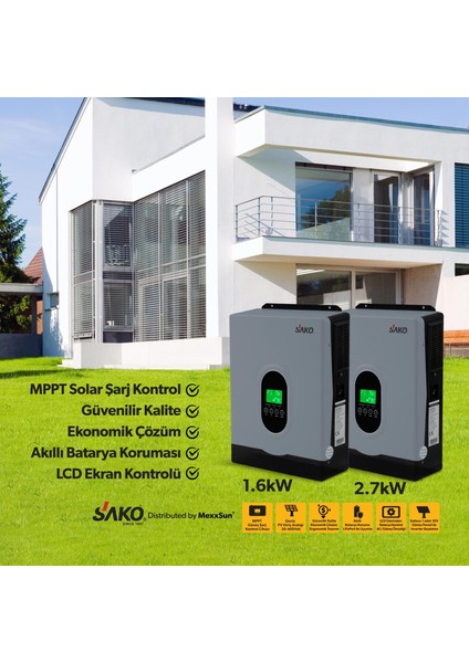 E-Sun 12V 1.6 Kw 1600 Watt Akıllı Inverter (30-400 Vdc) indirimleri