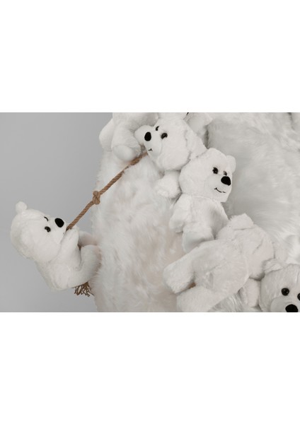 Most Teddy Kids Pro Ayıcıklı Peluş Kumaş Döner Berjer (Evinize Teslim)