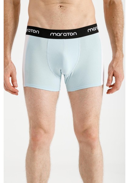 Ekstra Slim Erkek Düz Paça Buz Mavisi Boxer 20395