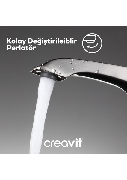 Avangart Lavabo Armatürü Krom