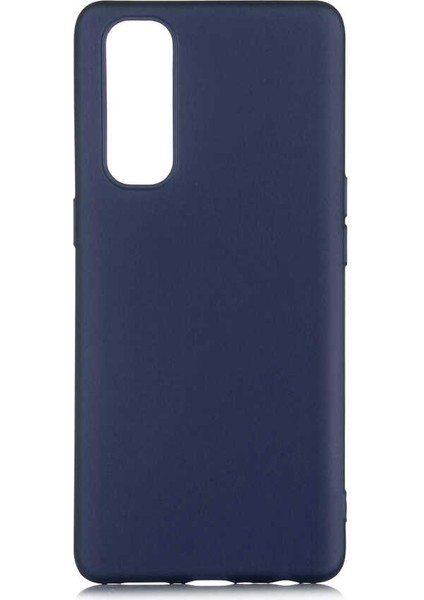 Oppo Reno 4 Pro Kılıf Premier Silikon Kapak-Lacivert