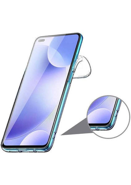 Xiaomi Poco X2 Kılıf Iksp Süper Silikon Kapak-Renksiz