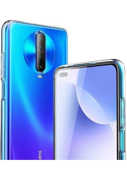 Xiaomi Poco X2 Kılıf Iksp Süper Silikon Kapak-Renksiz