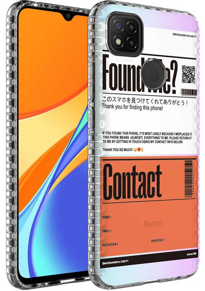 Xiaomi Redmi 9c Kılıf Airbag Kenarlı Renkli Desenli Silikon Iksp Elegans Kapak-No6