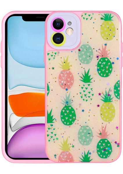 Apple iPhone 11 Kılıf Kamera Korumalı Sert Desenli Pami Kapak-No2