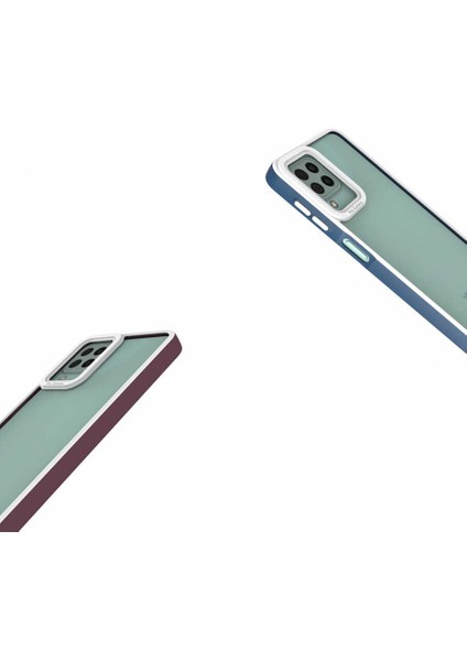 Samsung Galaxy M32 Kılıf Mima Kapak-Mürdüm