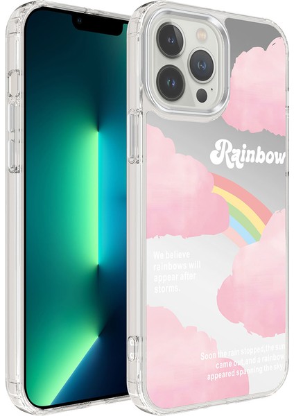 Apple iPhone 13 Pro Max Kılıf Airbagli Parlak Tasarımlı Mimbo Kapak-No6