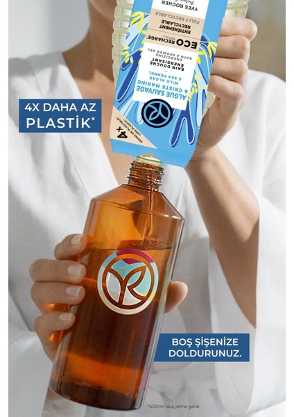 Nemlendirici Eko Refill Yedek Duş Jeli - Serinletici Okyanus Esintisi 600 ml fiyatları