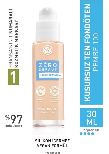 Kusursuz Ten Fondöten-Pembe 100-30 ml-54337