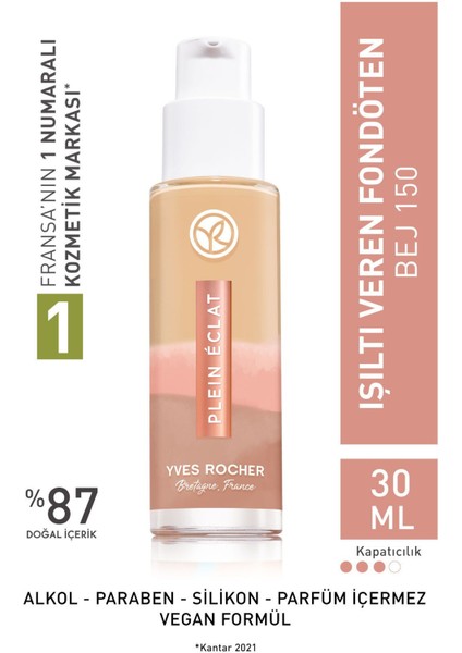 Detoks Etkili Işıltı Veren Fondöten- Bej 150- 30 Ml-63562