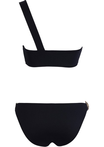 Saılors Tek Omuz Aksesuarlı Bikini Takım