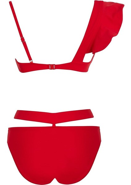 Saılors V Yaka Volanlı Bikini Takım fiyatları