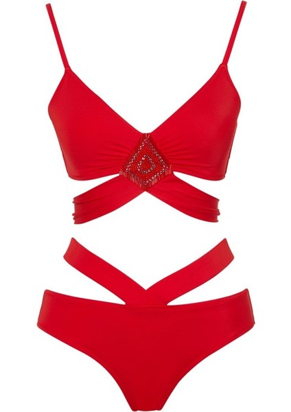 Saılors Işlemeli Tasarım Bikini Takım Slr 429