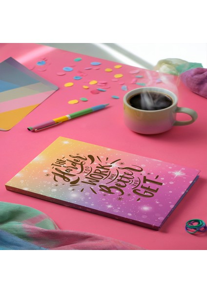 Better 14X20 cm Varak Baskılı Sert Kapak 192 Sayfa Çizgili Defter