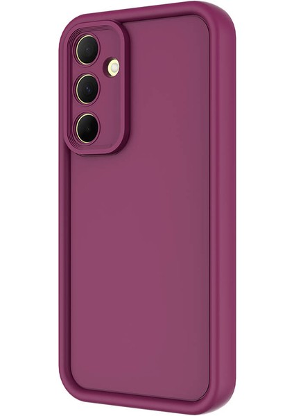 Samsung Galaxy A35 Kılıf Kamera Korumalı Iksp Ananas Kapak-Mürdüm fiyatları