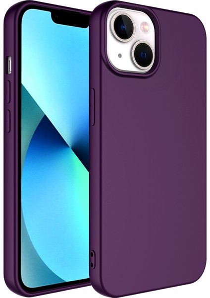 Apple iPhone 14 Plus Uyumlu Lsr Laaakan Kapak-Derin Mor