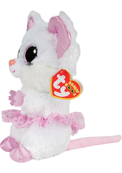 Beanie Boo Nina Balerin Beyaz Fare 15 Cm.