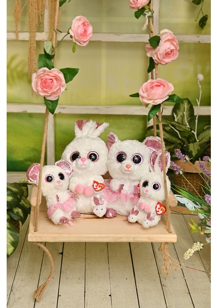 Beanie Boo Nina Balerin Beyaz Fare 15 Cm.