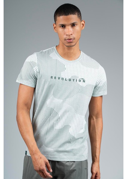 Regular Erkek Bisiklet Yaka T-shirt