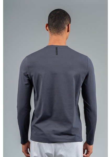 Regular Erkek Bisiklet Yaka Antrasit- Sweatshirt fiyatları