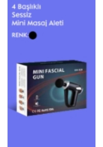 Mini Fuscial Massage Gun Masaj Tabancası Profesyonel Sporcu Kas Masajı Şarjlı indirimleri