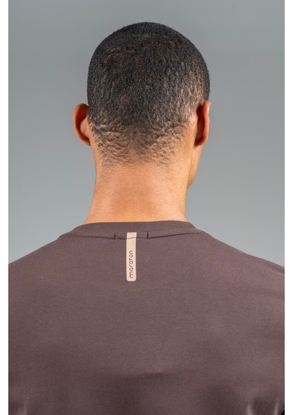 Regular Erkek Bisiklet Yaka Kahverengi Sweatshirt fırsatları