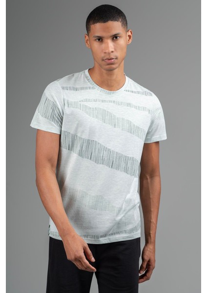 Regular Erkek Bisiklet Yaka T-shirt