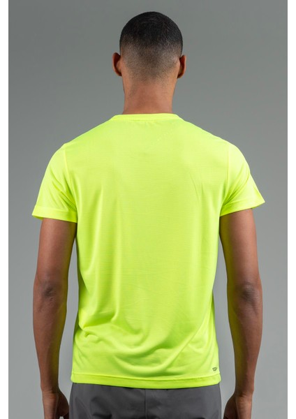 Regular Erkek Bisiklet Yaka Neon Sarı T-shirt fiyatları