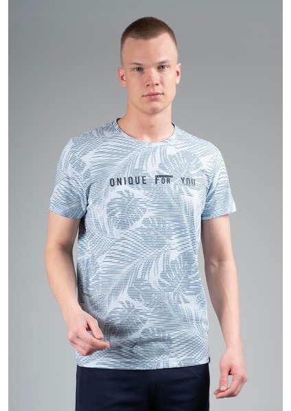 Regular Erkek Bisiklet Yaka T-shirt