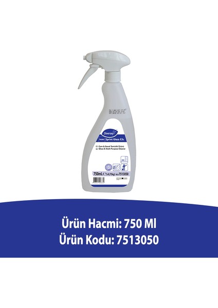 Taski Sprint Glass E3C Cam Temizleme Ürünü 6 x 750 ml