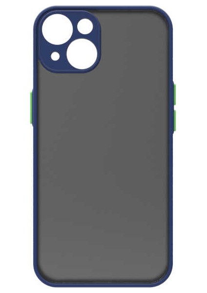 iPhone 14 Plus Uyumlu Iksp Hux Kapak-Lacivert
