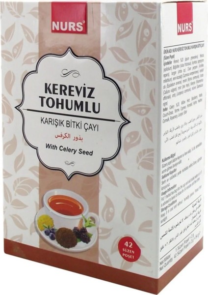 Kereviz Tohumlu Çay 42 Li Karışık Süz Poşet