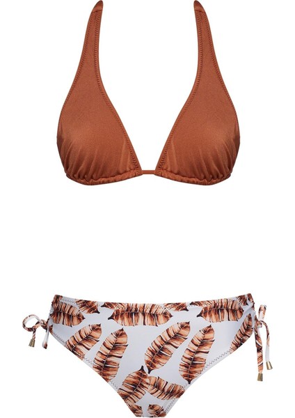 Kalın Askılı Üçgen Bikini Takım