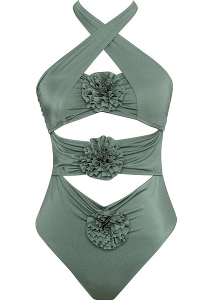 Çiçekli Çapraz Mayokini