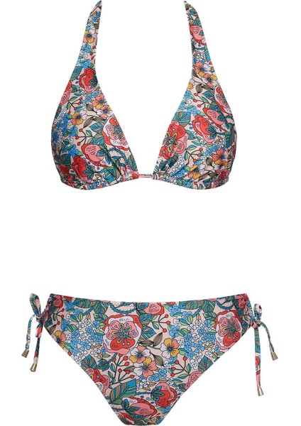 Kalın Askılı Üçgen Bikini Takım
