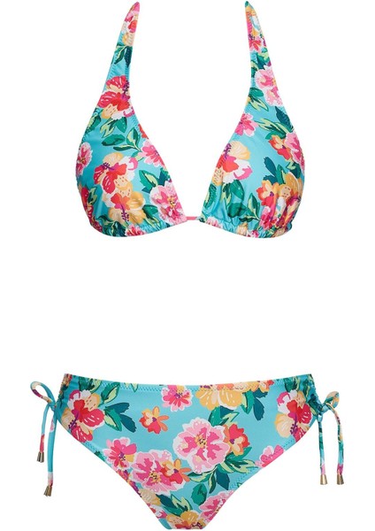 Kalın Askılı Üçgen Bikini Takım