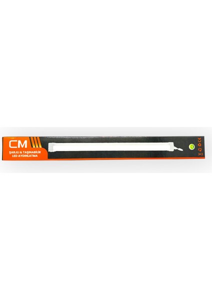 cm Şarjlı Taşınabilir LED Aydınlatma 3 Işık Seviyesi Çakar Mod Kancalı ve Mıknatıslı 320X42MM