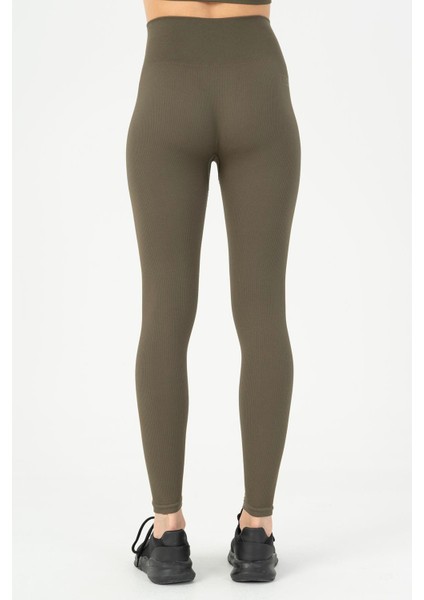 SlimFit Kadın Haki Tayt 812095