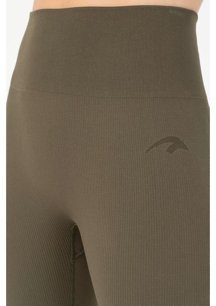 SlimFit Kadın Haki Tayt 812095