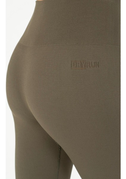 SlimFit Kadın Haki Tayt 812095