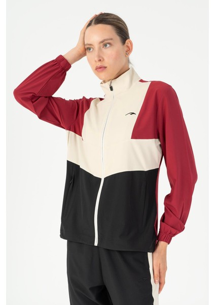 Regular Kadın Dik Yaka Takma Kol Tracktop 22192