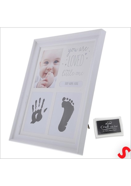 Bebek El ve Ayak Izli Resim Çerçevesi, 27 cm x 22 cm indirimleri