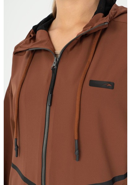 Comfort Kadın Kapşonlu Düşük Kol Tracktop 23265