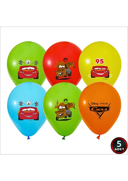 Cars Balon, 30 cm x 5 Adet fiyatları