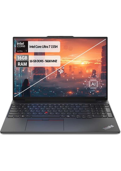 E16 G2 21MA008XTX U7-155H 16GB 512GB 16"fd