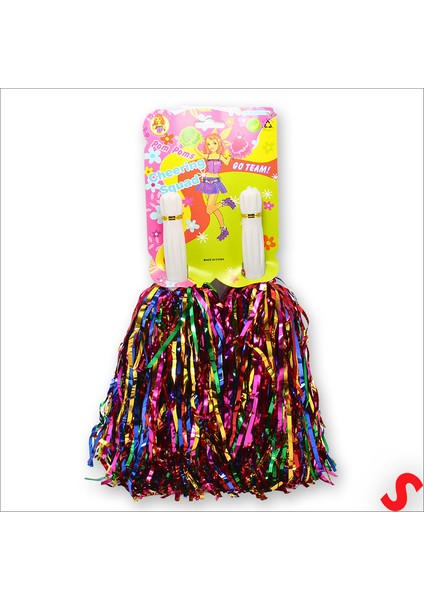 Gösteri Ponponu, 2 Adet x 30 gr - Rainbow